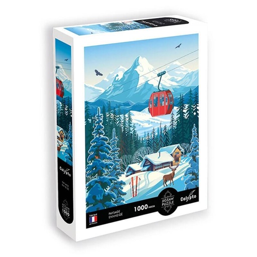 [223732SEN] PUZZLE 1000 pièces - Paysage enneigé 7200  J23