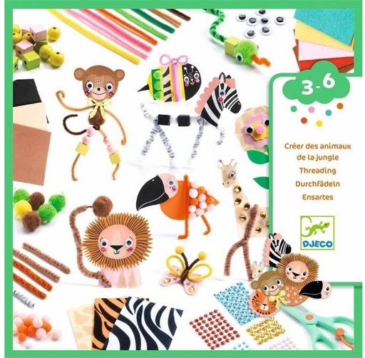 [DJE09016] BOITE A CREER ANIMAUX JUNGLE DJECO DJ09016