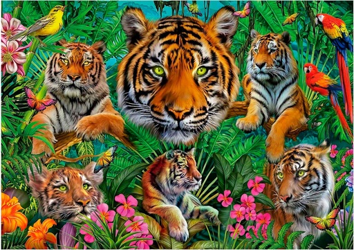 [EDU19902] PUZZLE 500P JUNGLE 19902