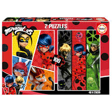[EDU19969] PUZZLE 2*100P MIRACULOUS 19969