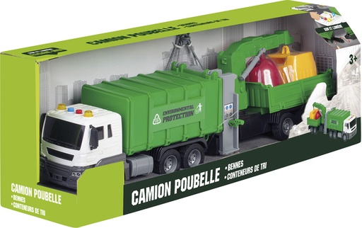 [442402287] CAMION POUBELLE 50CM SON LUMIERE A2402287 J24 SAJOU
