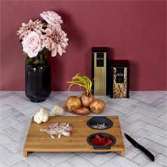 [cmpKD3329] PLANCHE A DECOUPER AVEC EGOUTTOIR ET RECIPIENT M8