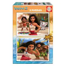 [EDU20103] PUZZLE 2-100 PIECES VAIANA 20103