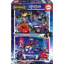 [EDU20107] PUZZLE 2*48P BATWHEELS 20107