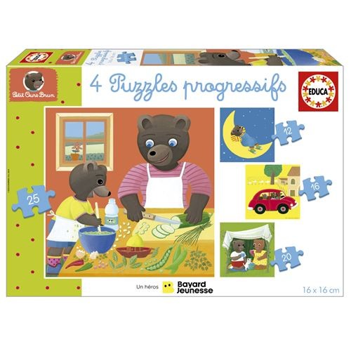 [EDU19884] PUZZLE PROGRESSIF PETIT OURS 19884