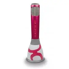 [2251166BIG] Micro karaoké enceinte jack 3.5 mm 3 W - rose 485108  J25