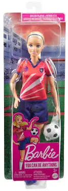 [225591MAT] Poupée Barbie® Footballeuse HCN17  J25