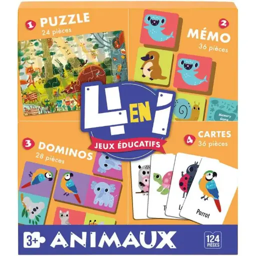 [A2502318] A2502318 JEU EDUCATIF 4EN1 J25 SAJOU
