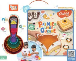 [CHEF775] COFFRET KIDS MON 1ER LIVRE CUISINE 2BOOK775 J25 SAJOU