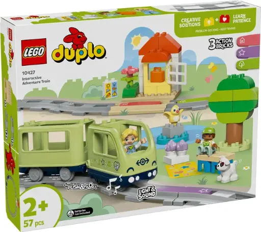 [LEG10427] LEGO DUPLO Interactive Adventure Train Building Toy 10427