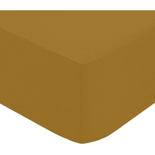 [JJA194358R] Atmosphera - Drap-housse Percale Mordoré 160x200cm Créateur D'intérieur - Mordoré