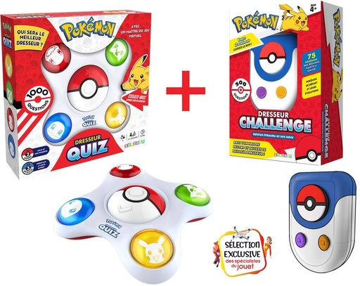 POK BUNDLE DRESSEUR CHALLENGE + QUIZZ (6 ANS+) ZZ1122   2022 (copie)