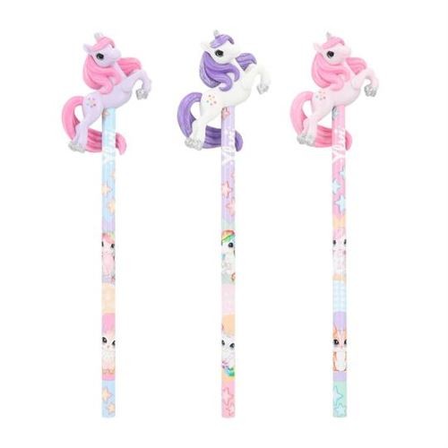 [DEP12860] Crayon Figurine Top Model Ylvi Avec Embout Licorne 12860