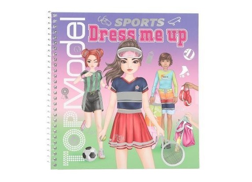 [dep13808] TOPModel Dress Me up Stickerbook Sports 13808