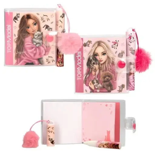 [dep13885] TOPModel Mini bloc-notes avec stylo FUR EVER FRIENDS 13885