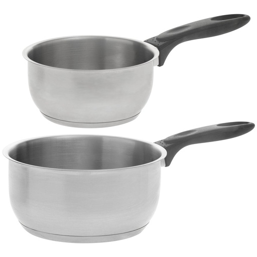 [JJA151312] Lot de 2 casseroles 14 / 18 cm inox 151312