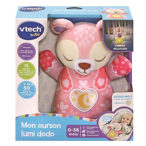 [VTE539855] MON OURSON LUMI DODO ROSE 80-539855