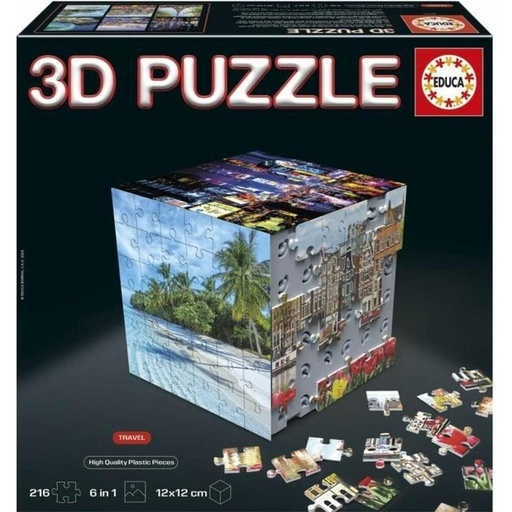 [EDU20124] PUZZLE 3D TRAVEL 20124