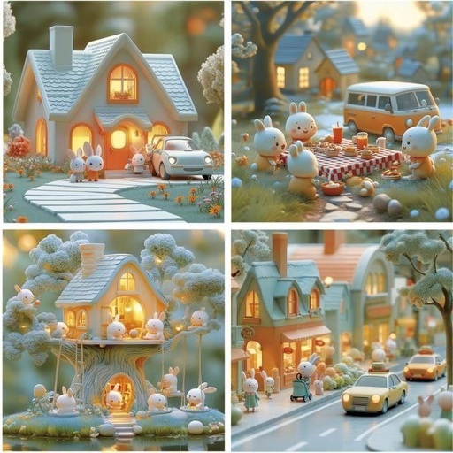 [EDU20217] PUZZLE PROGRESSIVE BUNNY 20217