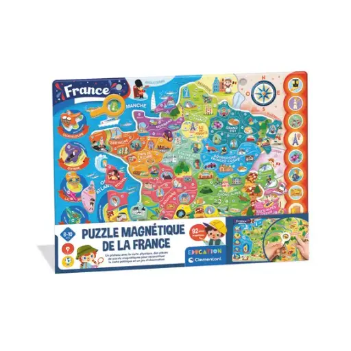[226420CLE] PUZZLE MAGNETIQUE LA FRANCE 52915 J26